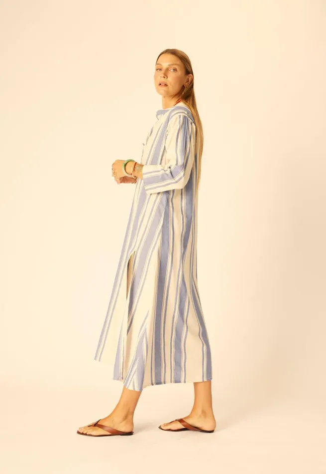 Women Natalie Martin Dresses Isobel Dress French Stripe Blue