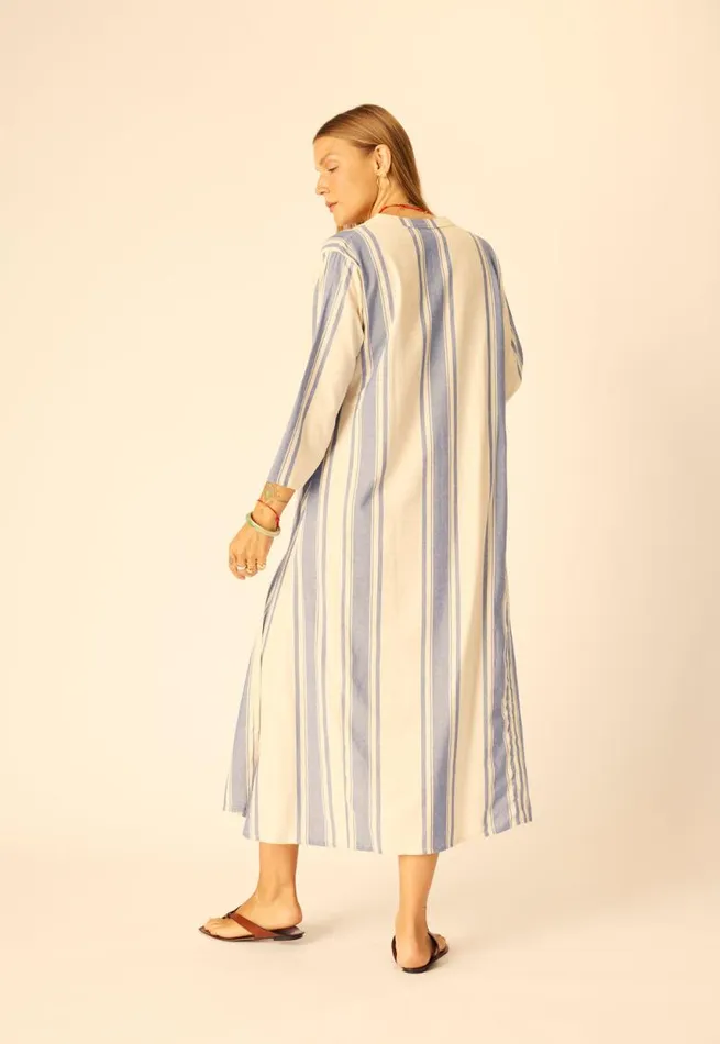 Women Natalie Martin Dresses Isobel Dress French Stripe Blue