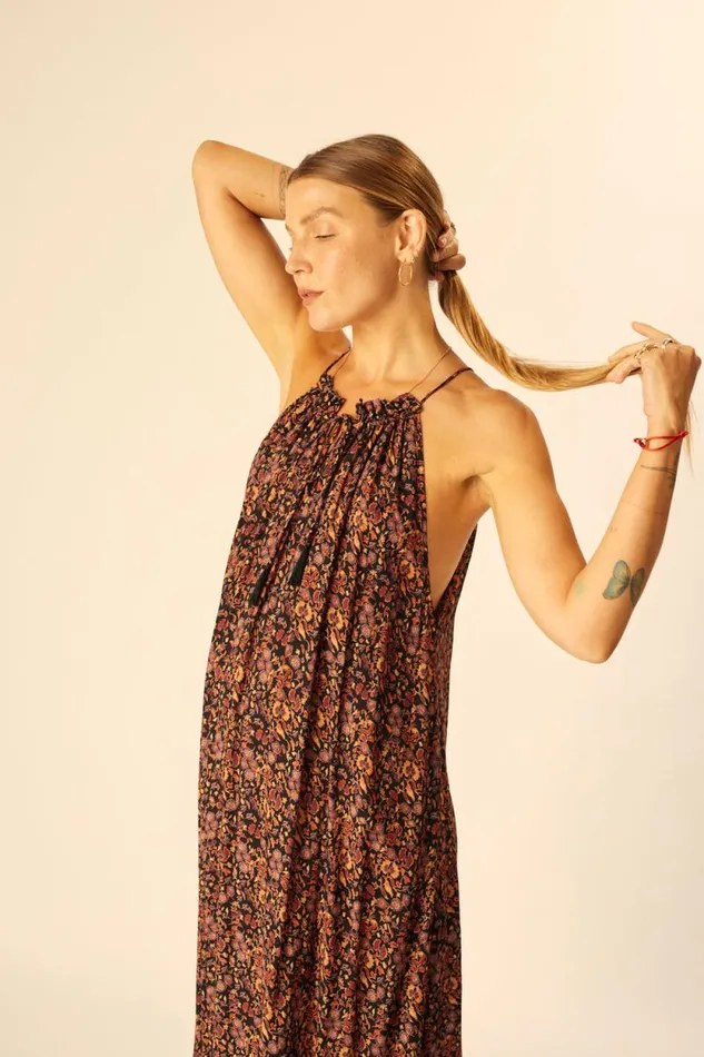 Women Natalie Martin Dresses Marlien Dress Petite Fleur Noire