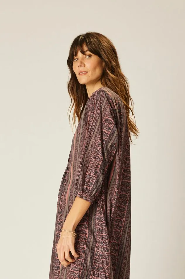 Women Natalie Martin Dresses Sammie Short Dress Paisley Stripe Heather