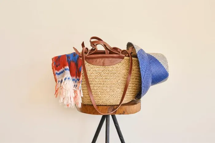 Women Natalie Martin French Market Tote Natural