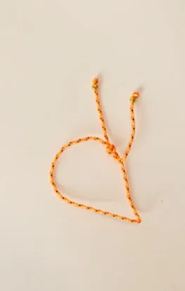Women Natalie Martin Rope AnkletBracelet Highlighter Yellow