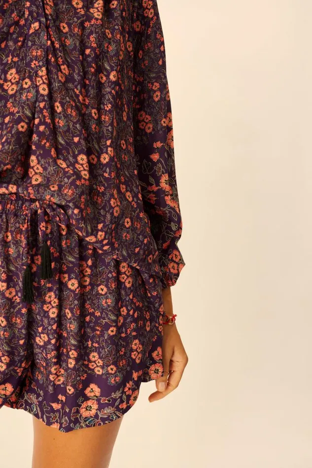 Women Natalie Martin Tops Remy Top Petite Fleur Aubergine