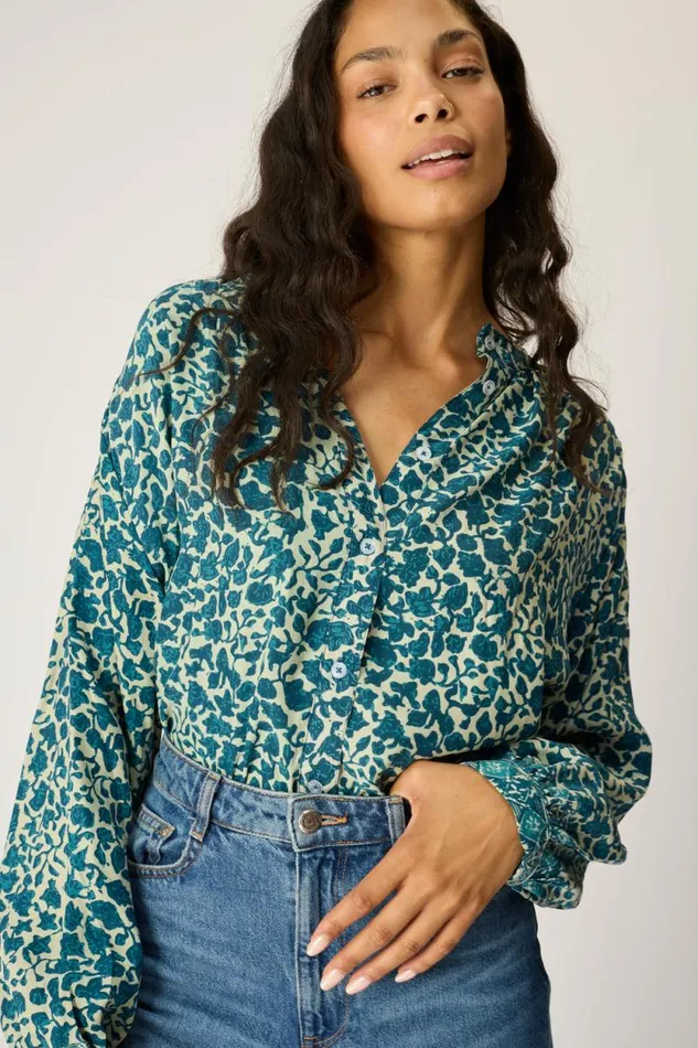 Women Natalie Martin Tops Tolan Shirt Ivy Ocean