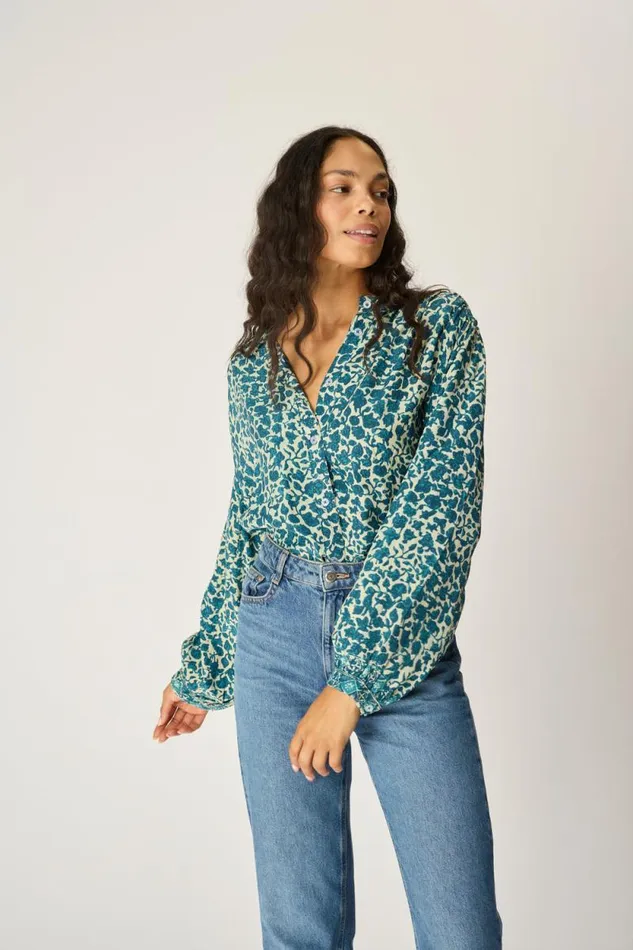 Women Natalie Martin Tops Tolan Shirt Ivy Ocean