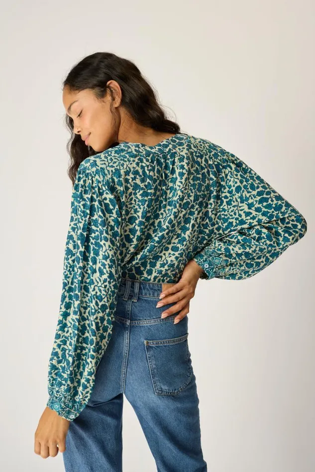 Women Natalie Martin Tops Tolan Shirt Ivy Ocean