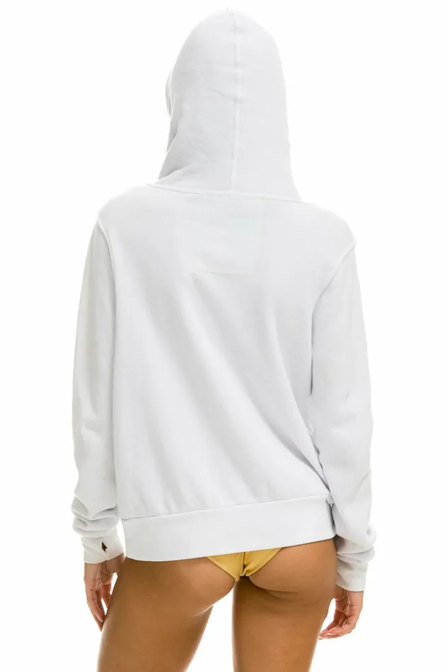 Women NINJA PULLOVER HOODIE 8211 WHITE Aviator Nation Hoodies Women NINJA PULLOVER HOODIE 8211 WHITE Aviator Nation Hoodies