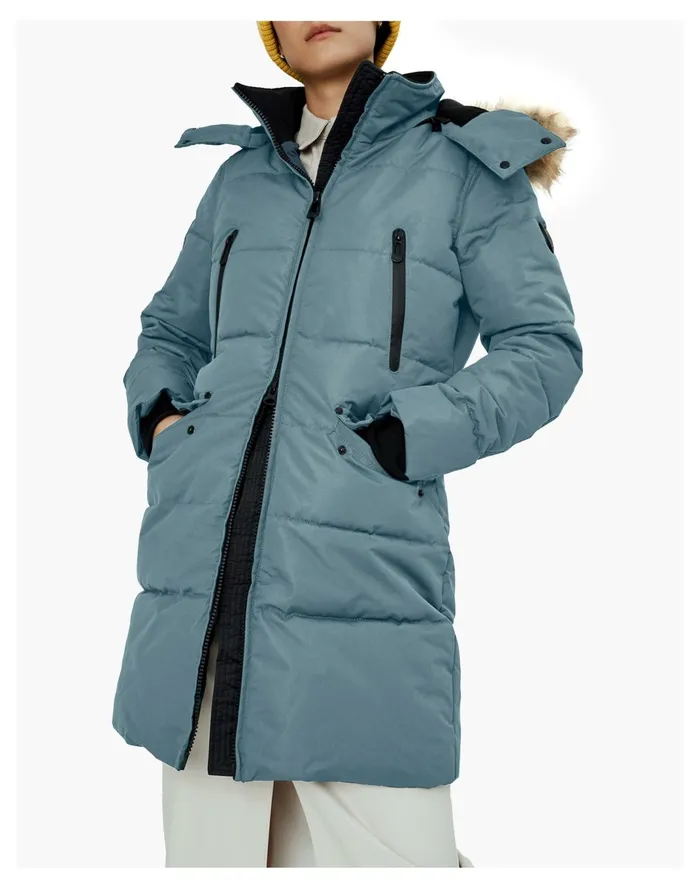 Women Noize ADDIE Long Length Heavyweight Parka Seaport Madewell Jackets
