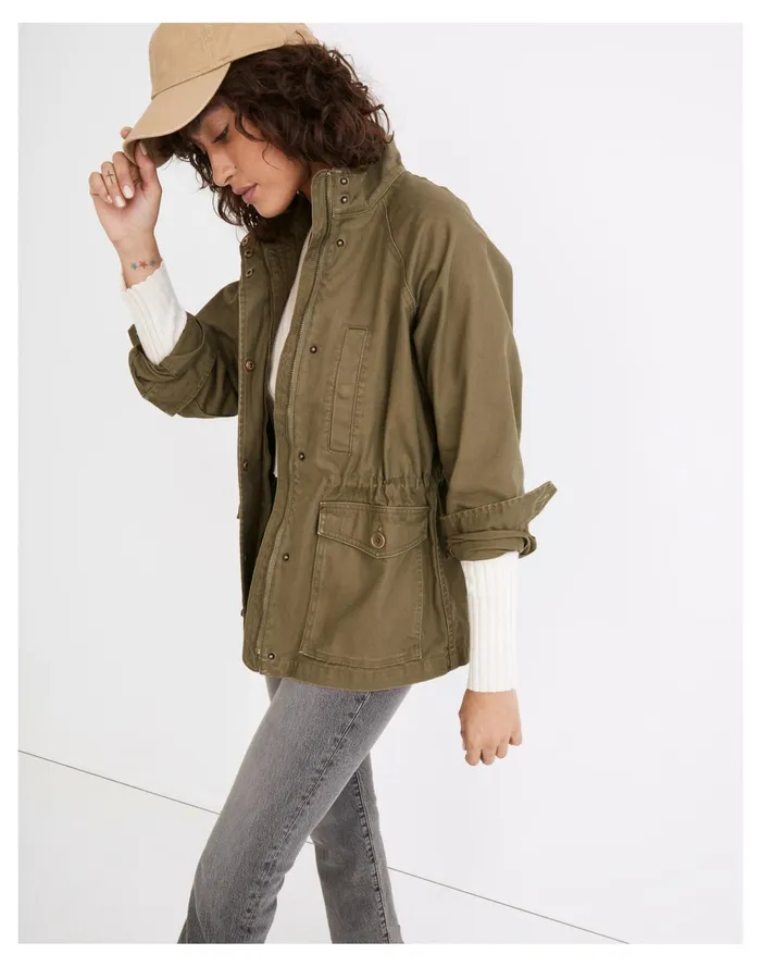 Women Northover Jacket Desert Olive Madewell Jackets