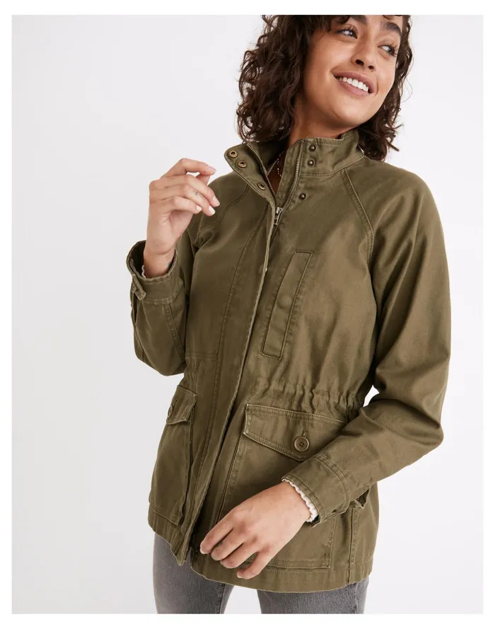 Women Northover Jacket Desert Olive Madewell Jackets Women Northover Jacket Desert Olive Madewell Jackets