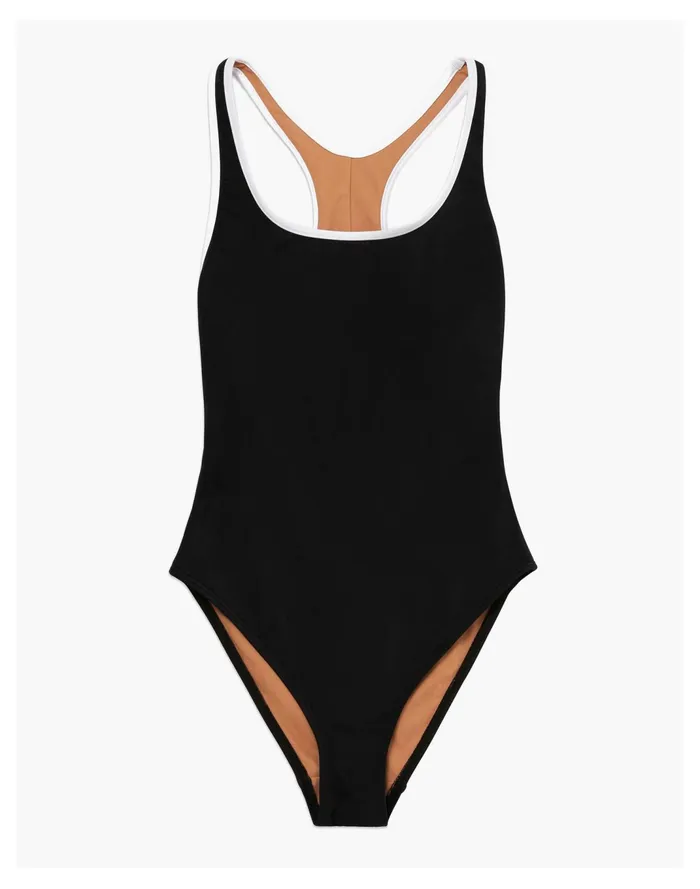 Women NU SWIM Turbo Suit Black Madewell Swim