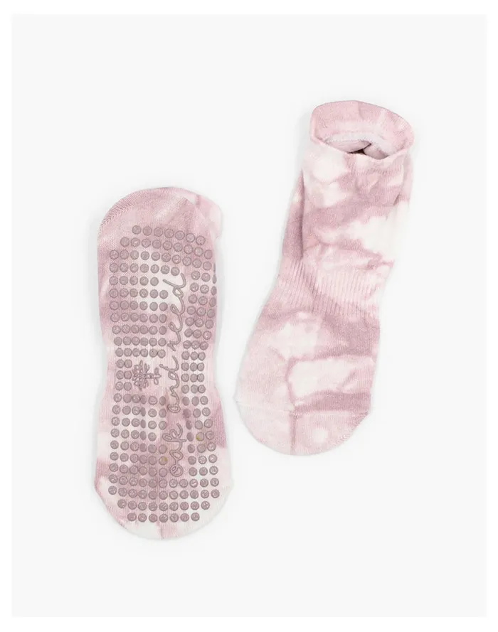 Women Oak And Reed Get A Grip Tie Dye Studio Socks Pink Multi Madewell MWL Athleisure Women Oak And Reed Get A Grip Tie Dye Studio Socks Pink Multi Madewell MWL Athleisure