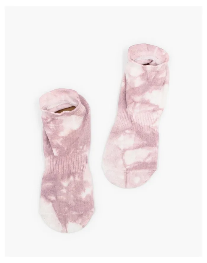 Women Oak And Reed Get A Grip Tie Dye Studio Socks Pink Multi Madewell MWL Athleisure Women Oak And Reed Get A Grip Tie Dye Studio Socks Pink Multi Madewell MWL Athleisure