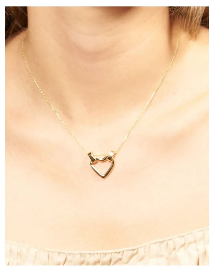Women Odette New York Beau Heart Necklace Gold Madewell Necklaces Women Odette New York Beau Heart Necklace Gold Madewell Necklaces
