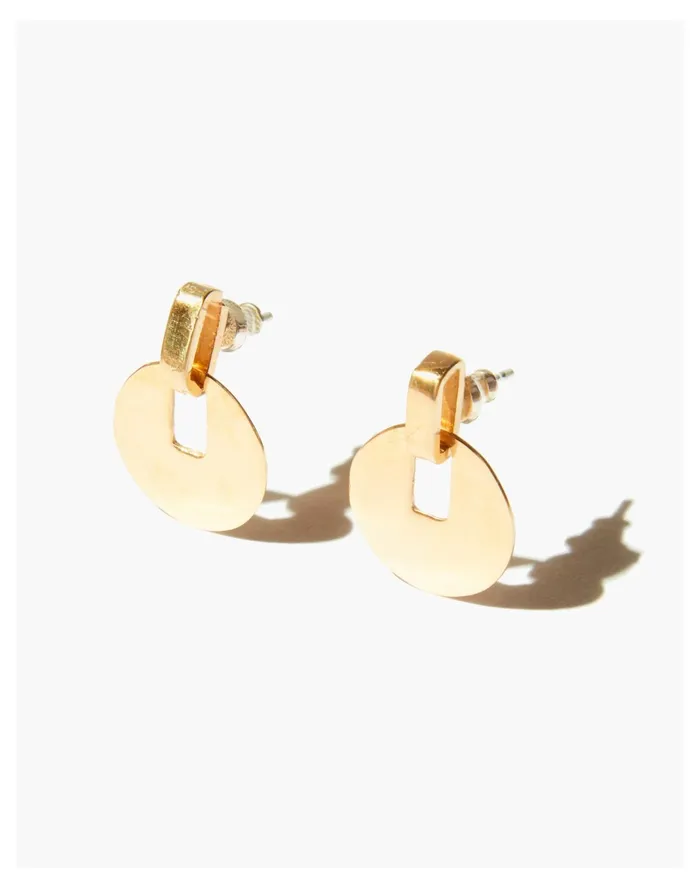Women Odette New York Paillette Earrings Gold Madewell Earrings