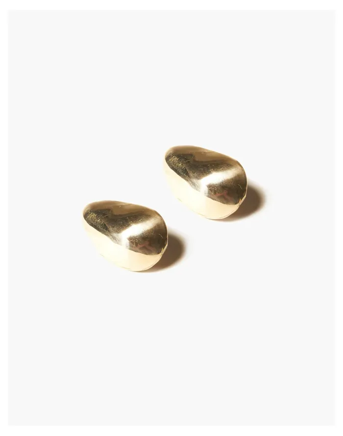 Women Odette Shield Earrings Brass Madewell Earrings
