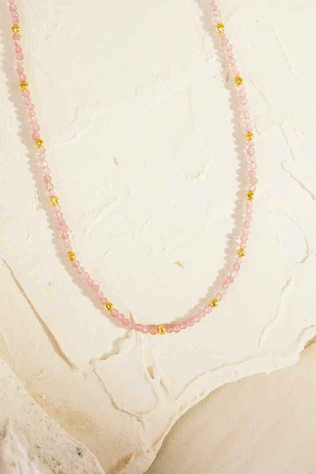 Women Padma Tourmaline Rose Necklace Des Petits Hauts Jewellery Dph X Feeka