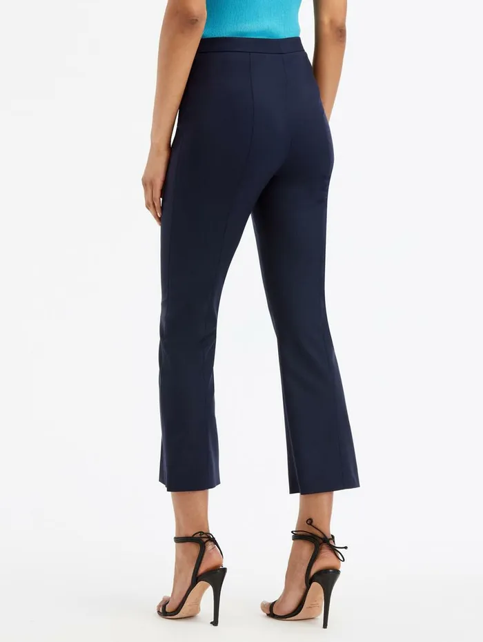 Women Pants and Skirts Oscar De La Renta Flared Skinny Pant Navy Women Pants and Skirts Oscar De La Renta Flared Skinny Pant Navy