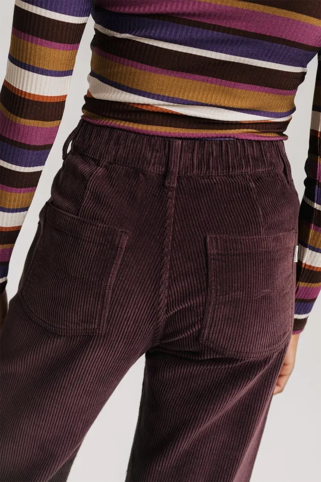 Women Pants Women 8211 Banna 8211 Raisin TWOTHIRDS Pants
