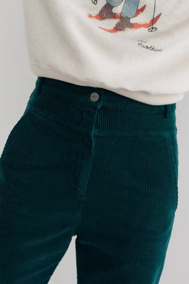 Women Pants Women 8211 Ontong 8211 Mediterranean Green TWOTHIRDS Pants