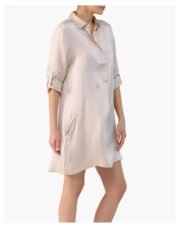 Women Papinelle Sleepwear Pure Silk Nightshirt Nude Madewell Pajamas Women Papinelle Sleepwear Pure Silk Nightshirt Nude Madewell Pajamas