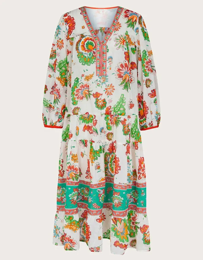 Women Pearl Kaftan Dress Ivory Monsoon Dresses