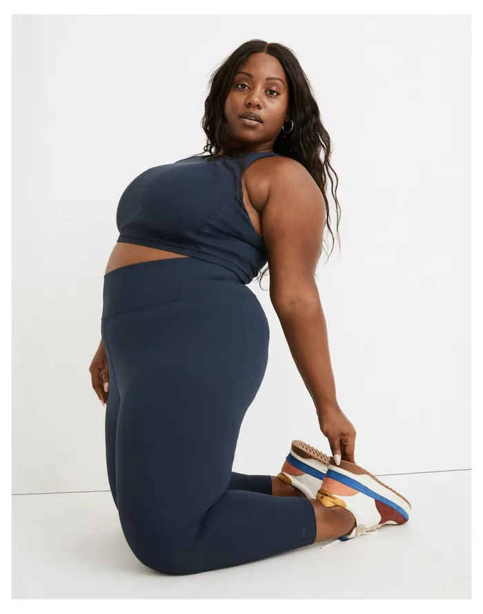 Women Plus MWL Form High Rise 23034 Leggings Dark Nightfall Madewell Activewear
