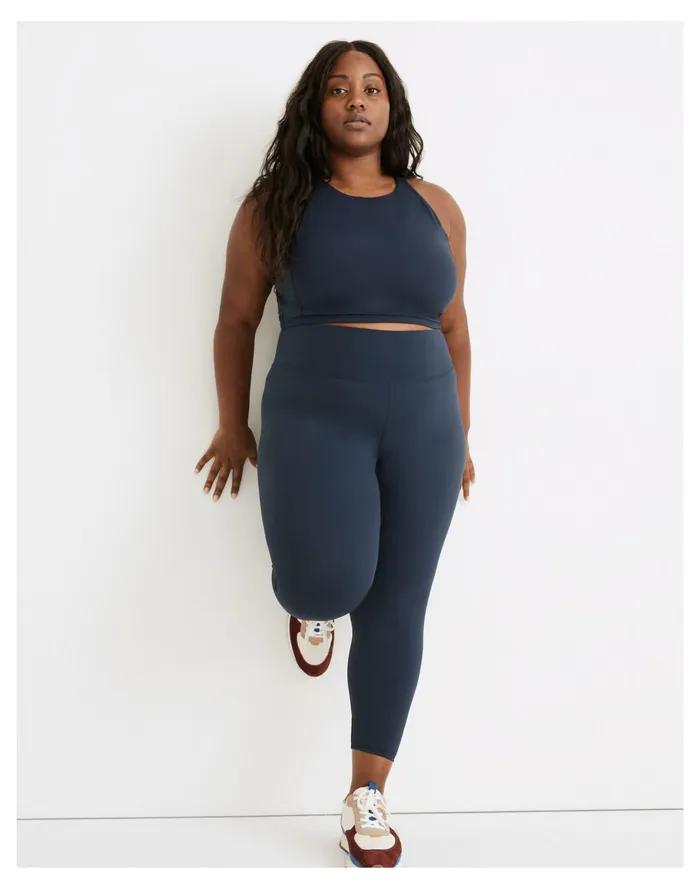 Women Plus MWL Form High Rise 23034 Leggings Dark Nightfall Madewell Activewear Women Plus MWL Form High Rise 23034 Leggings Dark Nightfall Madewell Activewear