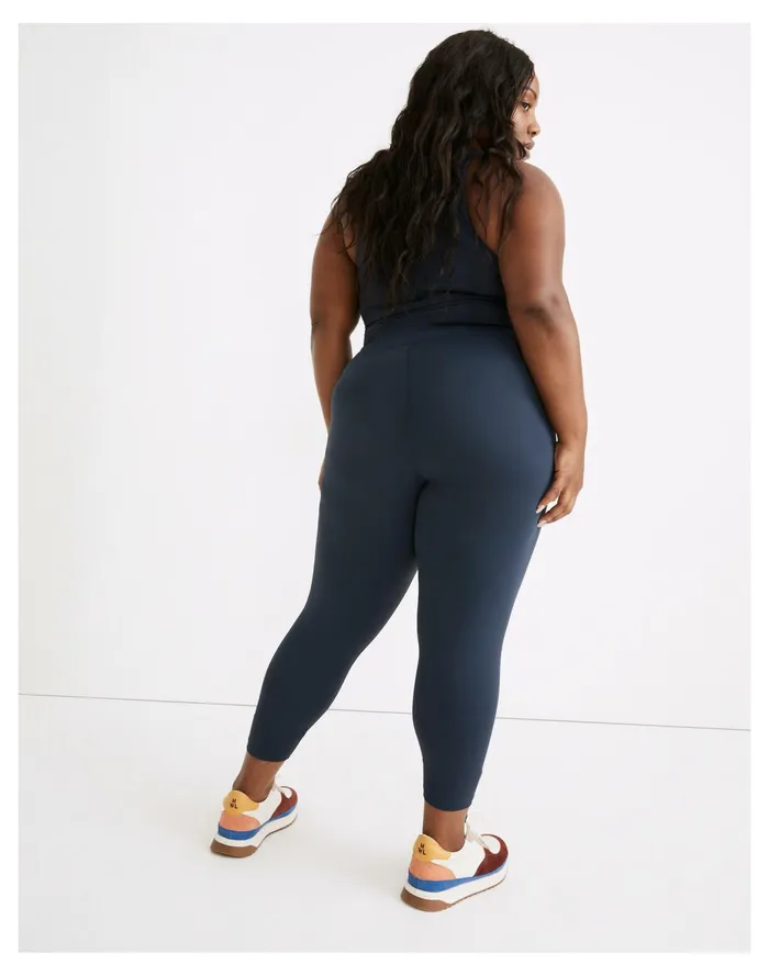 Women Plus MWL Form High Rise 23034 Leggings Dark Nightfall Madewell Activewear Women Plus MWL Form High Rise 23034 Leggings Dark Nightfall Madewell Activewear