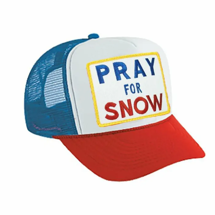 Women PRAY FOR SNOW VINTAGE TRUCKER HAT Aviator Nation TruckerHats Women PRAY FOR SNOW VINTAGE TRUCKER HAT Aviator Nation TruckerHats