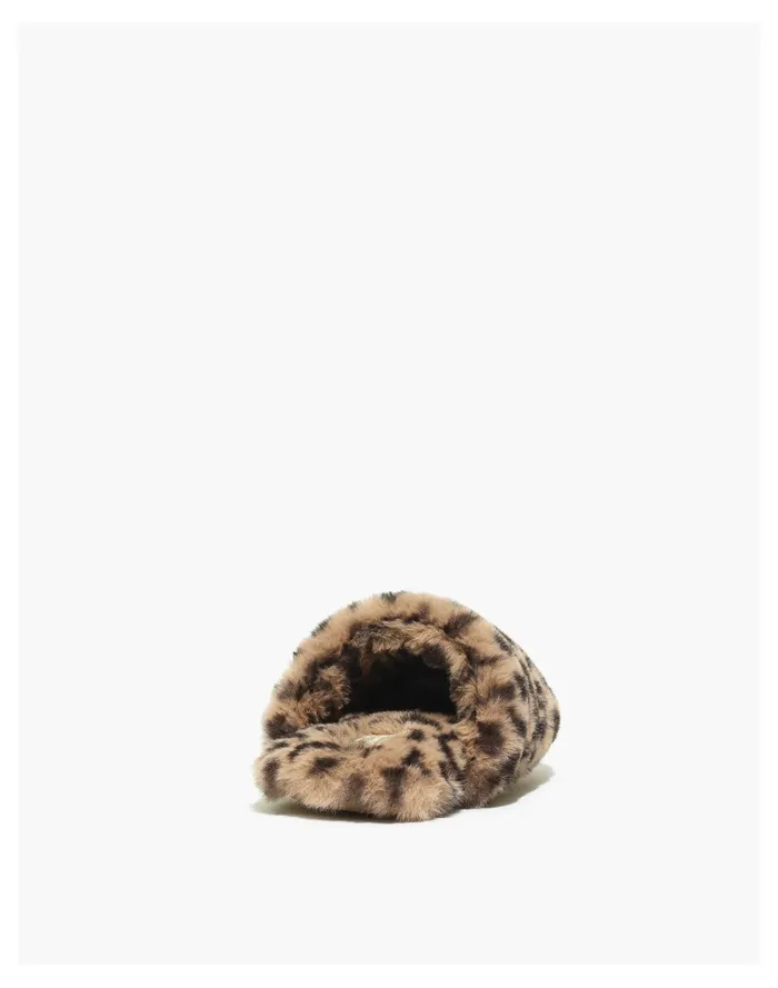 Women Quilted Scuff Slippers In Leopard Recycled Faux Fur Castle Brown Multi Madewell Slippers Women Quilted Scuff Slippers In Leopard Recycled Faux Fur Castle Brown Multi Madewell Slippers