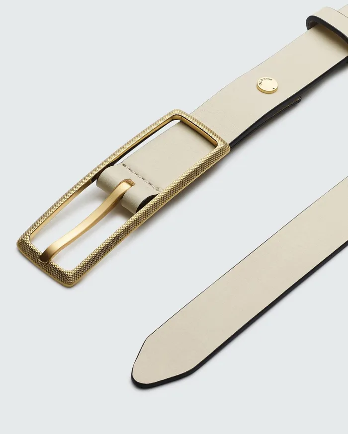 Women Rag and Bone Belts Small Rebound Belt Greige Women Rag and Bone Belts Small Rebound Belt Greige