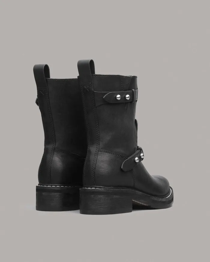 Women Rag and Bone Boots RB Moto Boot Black Women Rag and Bone Boots RB Moto Boot Black