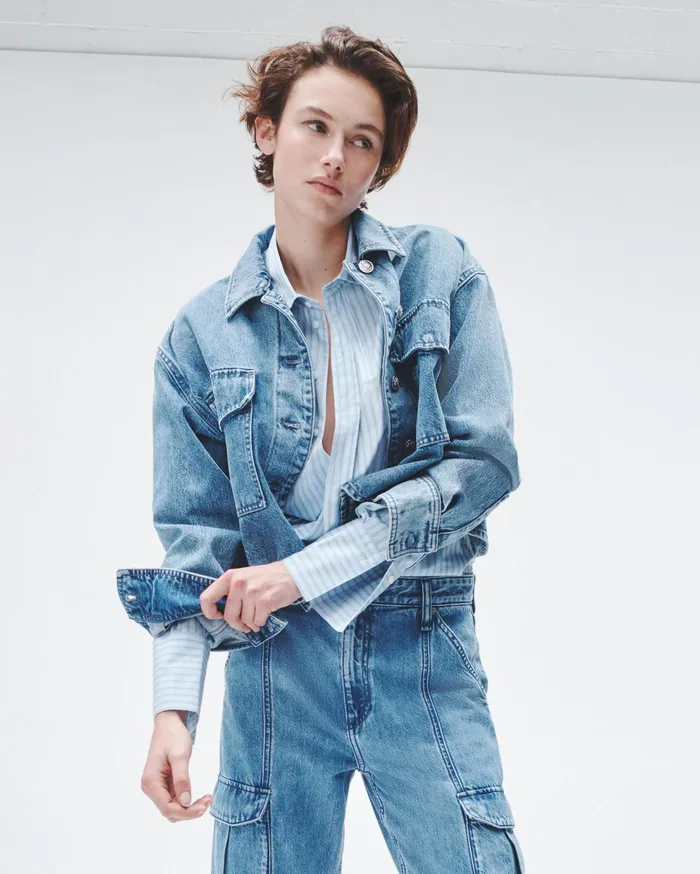 Women Rag and Bone Coats and Jackets Jaiden Denim Shirt Jacket Elle