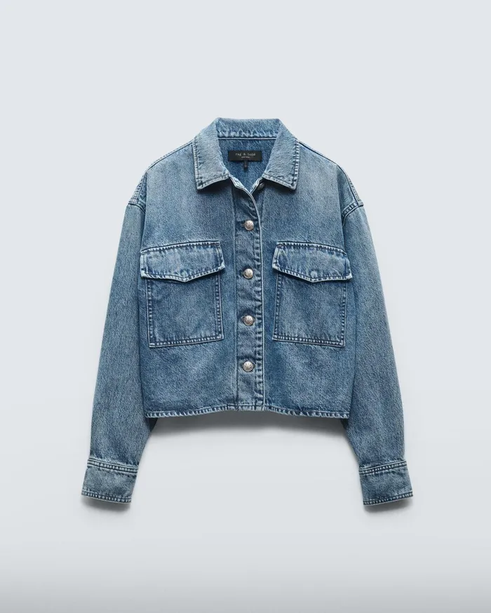 Women Rag and Bone Coats and Jackets Jaiden Denim Shirt Jacket Elle
