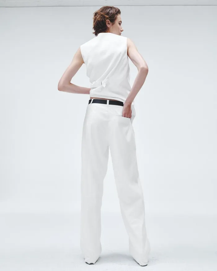 Women Rag and Bone Pants Donovan Linen Pant White Women Rag and Bone Pants Donovan Linen Pant White