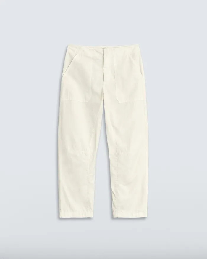 Women Rag and Bone Pants Leyton Workwear Cotton Pant Ivory Women Rag and Bone Pants Leyton Workwear Cotton Pant Ivory