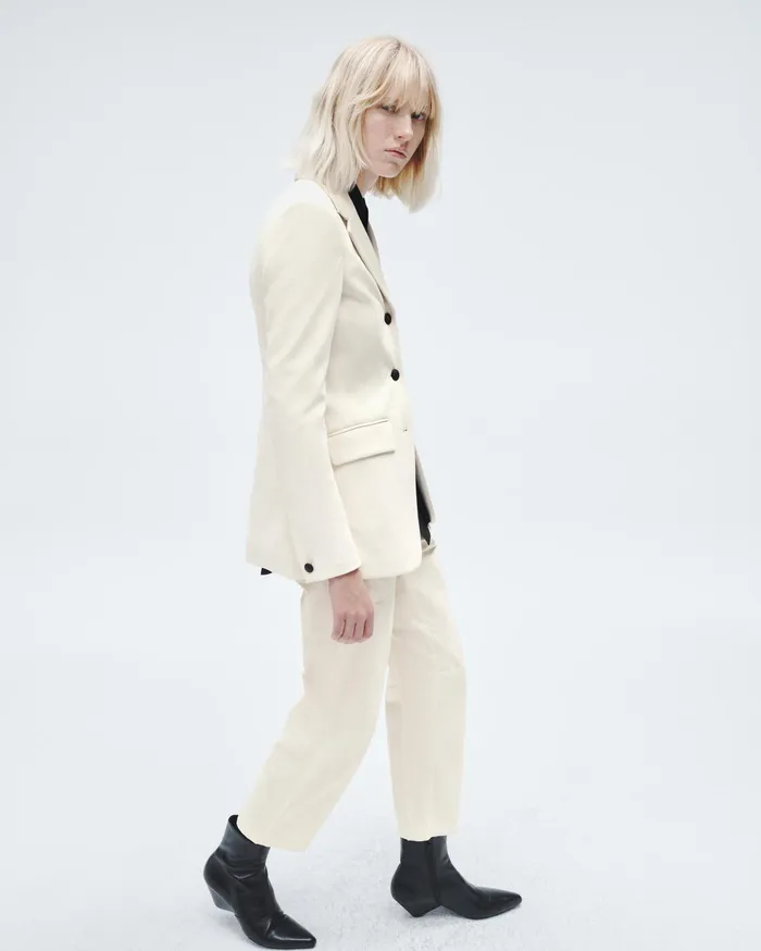 Women Rag and Bone Pants Leyton Workwear Cotton Pant Ivory Women Rag and Bone Pants Leyton Workwear Cotton Pant Ivory