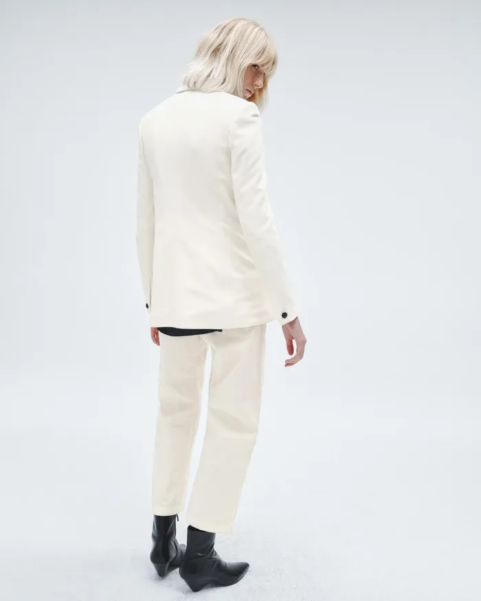 Women Rag and Bone Pants Leyton Workwear Cotton Pant Ivory Women Rag and Bone Pants Leyton Workwear Cotton Pant Ivory