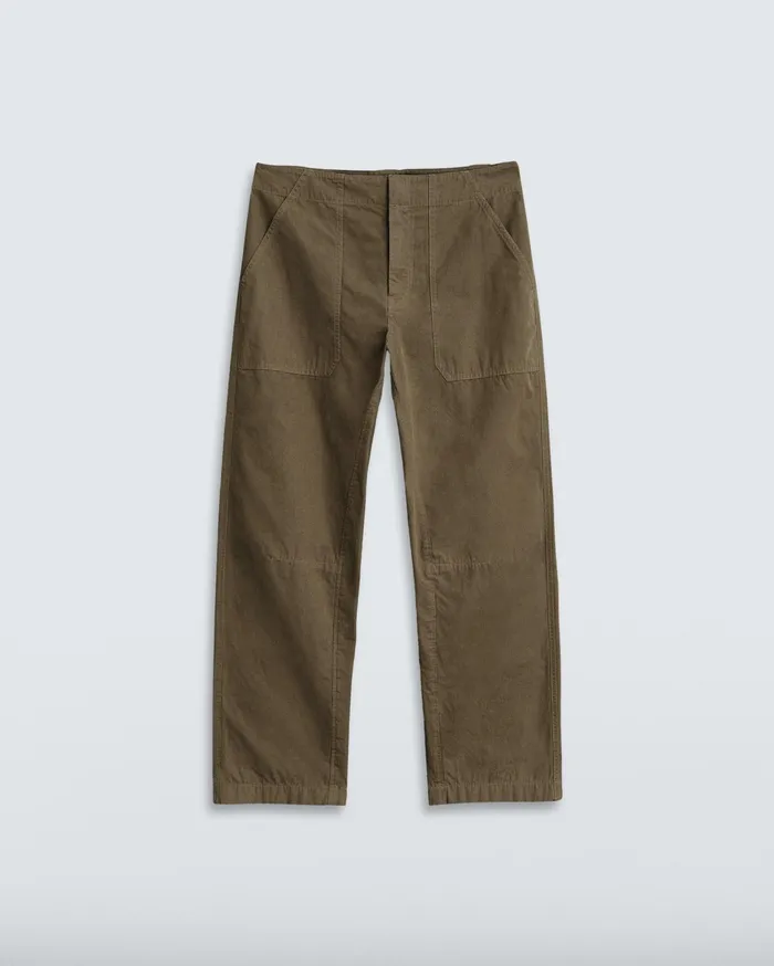 Women Rag and Bone Pants Leyton Workwear Cotton Pant Olive Green Women Rag and Bone Pants Leyton Workwear Cotton Pant Olive Green