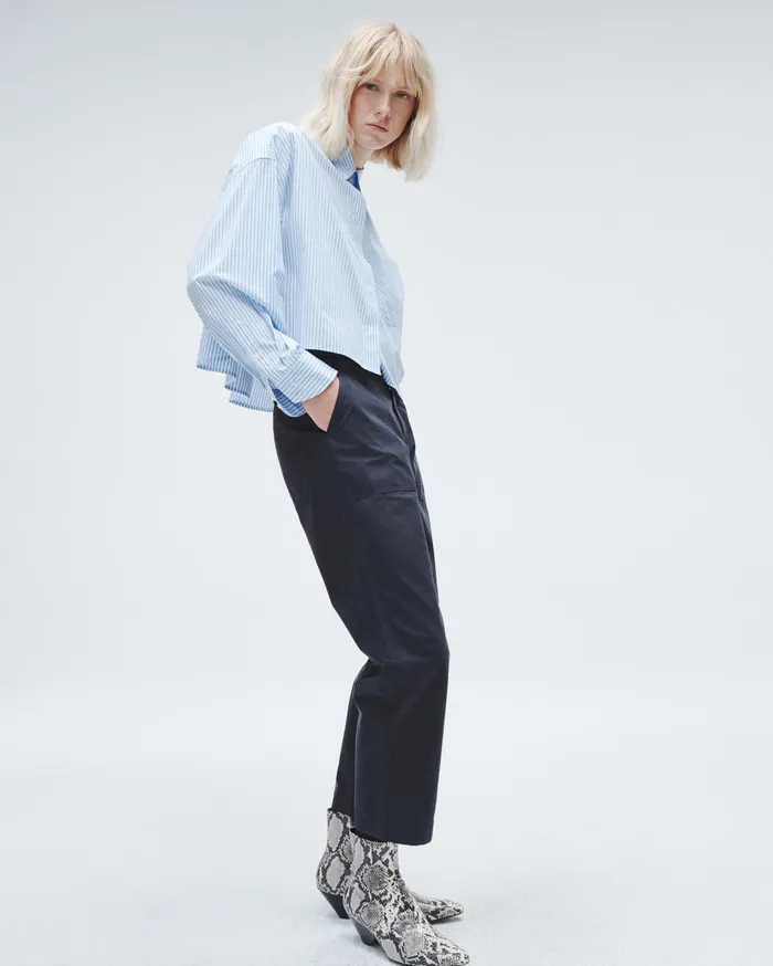 Women Rag and Bone Pants Leyton Workwear Cotton Pant Salute Women Rag and Bone Pants Leyton Workwear Cotton Pant Salute