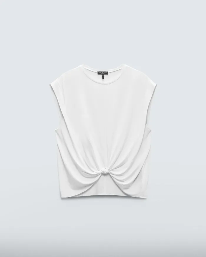 Women Rag and Bone TShirts Jenna Tee Ivory Women Rag and Bone TShirts Jenna Tee Ivory