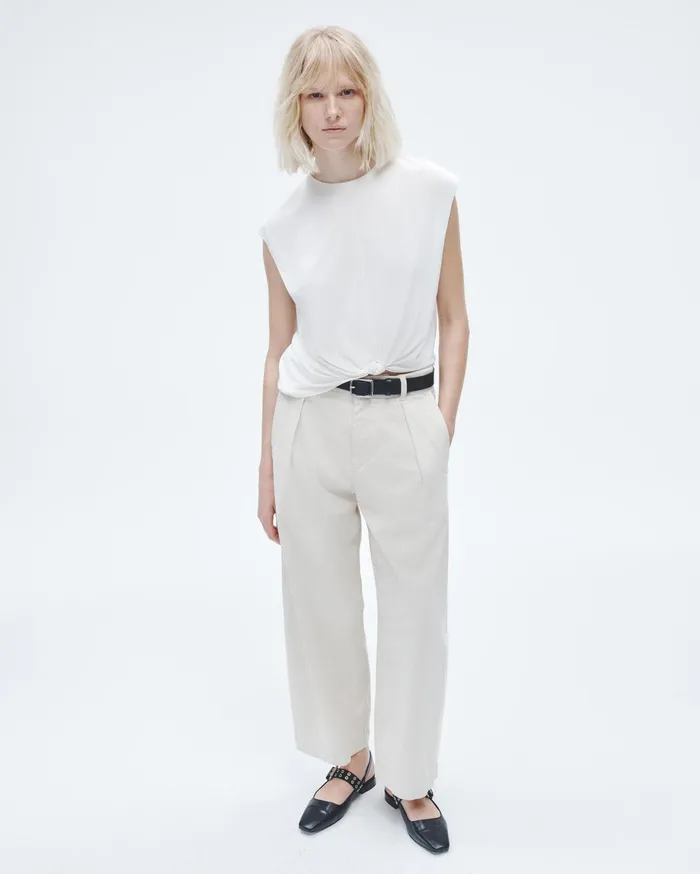 Women Rag and Bone TShirts Jenna Tee Ivory Women Rag and Bone TShirts Jenna Tee Ivory