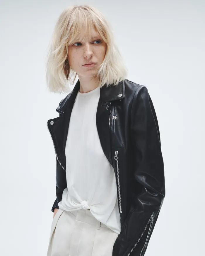 Women Rag and Bone TShirts Jenna Tee Ivory Women Rag and Bone TShirts Jenna Tee Ivory