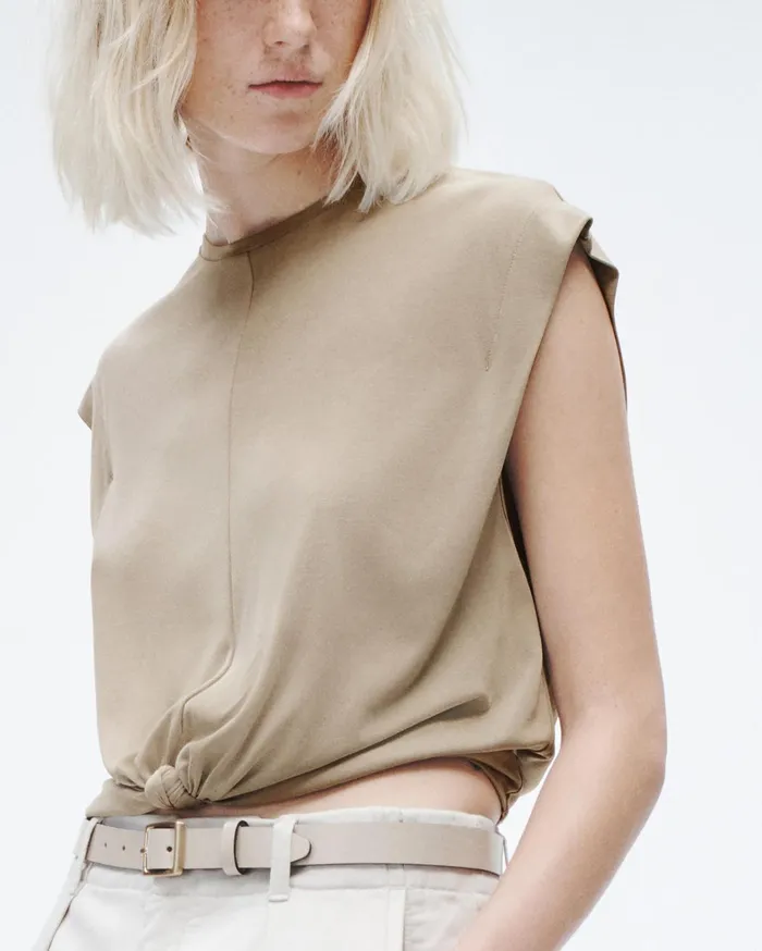 Women Rag and Bone TShirts Jenna Tee Sage Women Rag and Bone TShirts Jenna Tee Sage