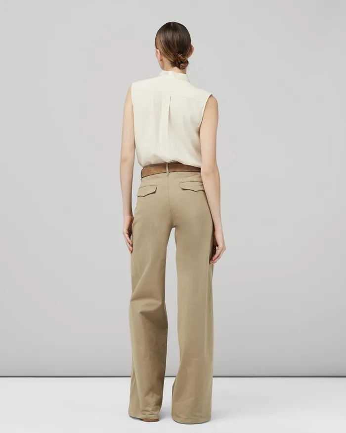 Women Rag and Bone Tops Meredith Satin Blouse Ivory Women Rag and Bone Tops Meredith Satin Blouse Ivory