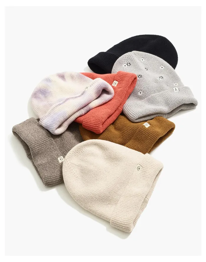 Women Resourced Cotton Tie Dye Cuffed Beanie Sunfaded Indigo Madewell Hats Women Resourced Cotton Tie Dye Cuffed Beanie Sunfaded Indigo Madewell Hats