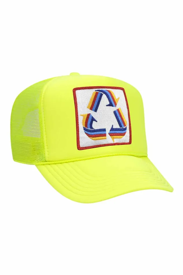 Women RECYCLE TRUCKER HAT Aviator Nation TruckerHats Women RECYCLE TRUCKER HAT Aviator Nation TruckerHats