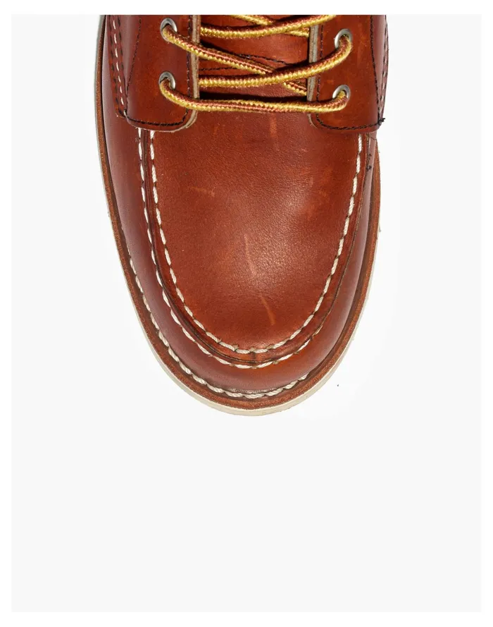 Women Red Wing 6 Inch Moc Lace Up Boots Oro Brown Madewell Boots Women Red Wing 6 Inch Moc Lace Up Boots Oro Brown Madewell Boots