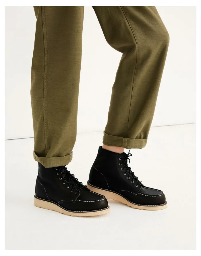 Women Red Wing 6 Inch Moc Lace Up Boots Oro Brown Madewell Boots Women Red Wing 6 Inch Moc Lace Up Boots Oro Brown Madewell Boots
